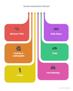 Car Selection at Yango Drive UAE - visual selection