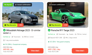 Daily Rentals on Yango Drive UAE